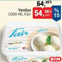 FAİR VANİLYA DONDURMA 1000 ML
